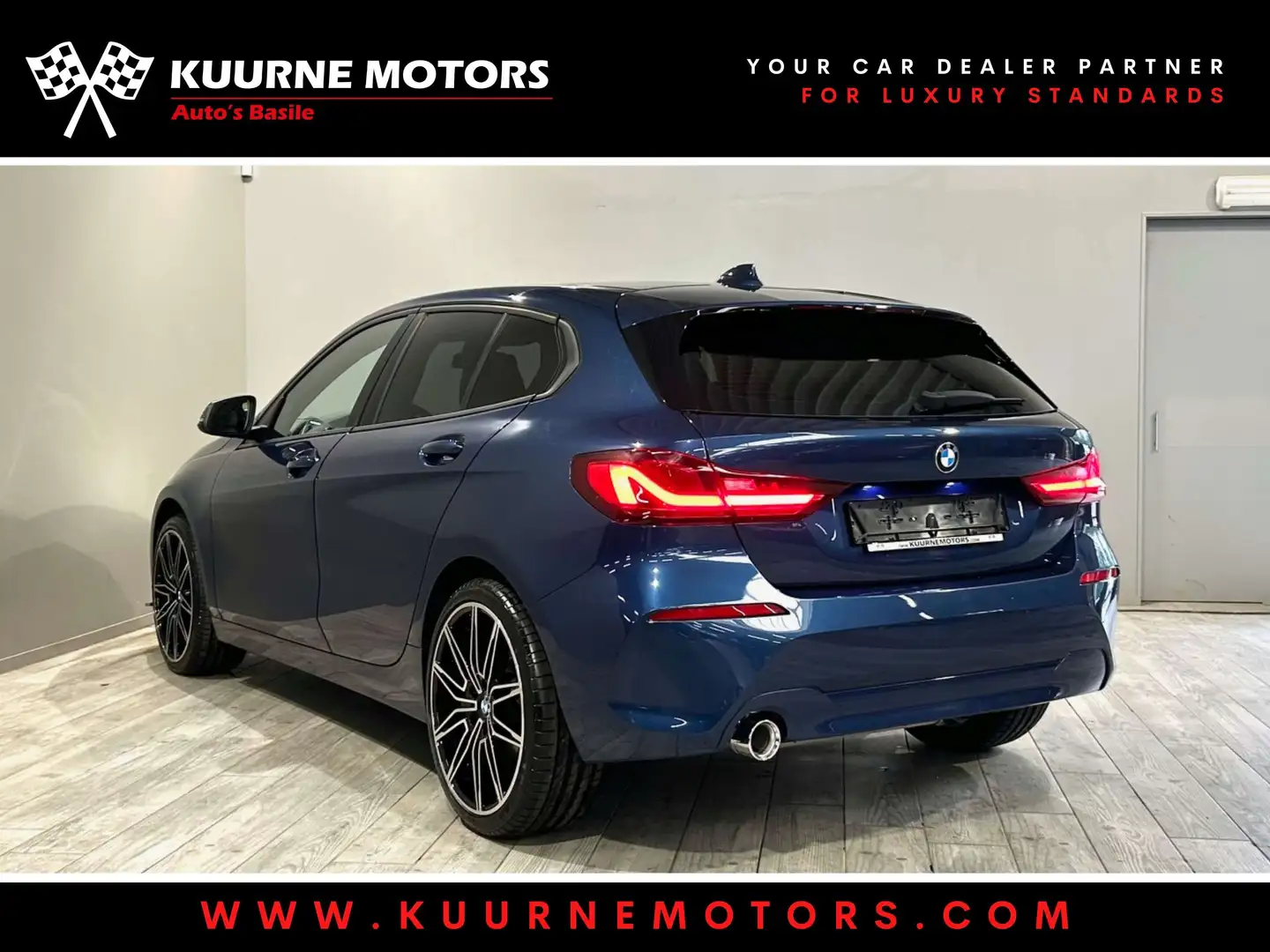 BMW 116 dA Alu19\/Leder/Led/Carplay/Gps/Pdc *1j garantie* Bleu - 2