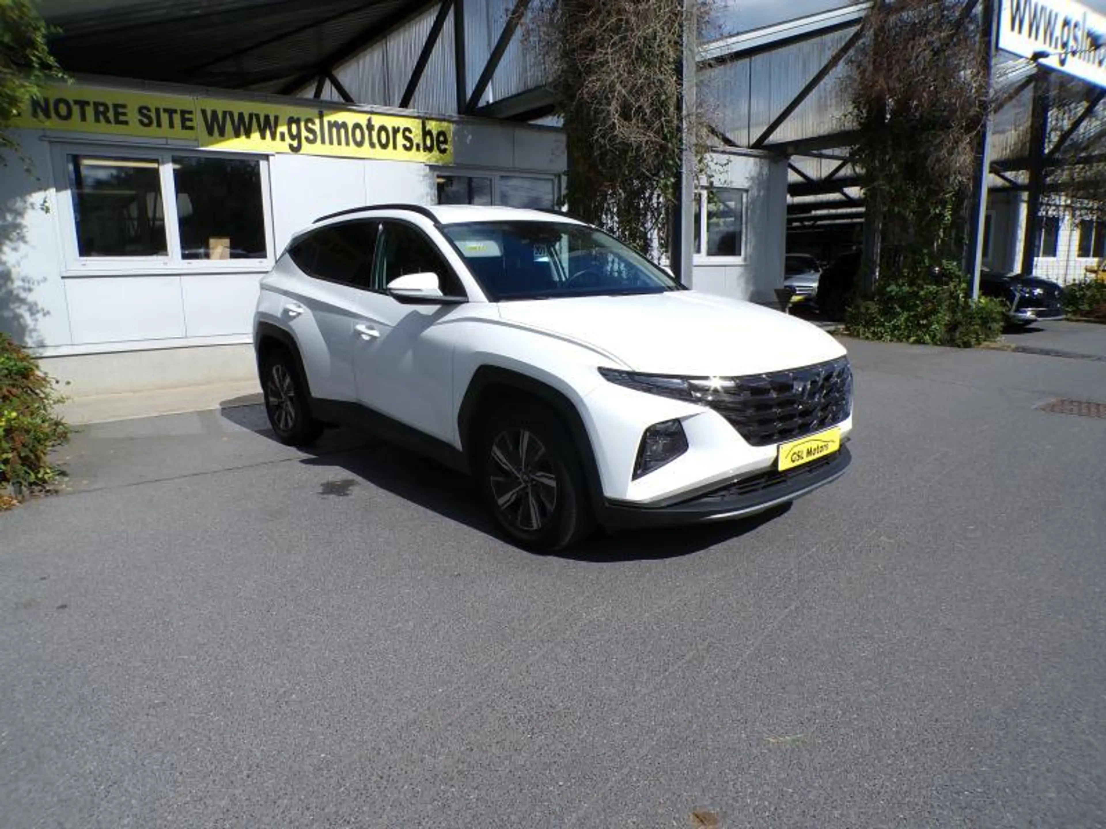 Hyundai TUCSON 1.6 150cv Blanc 03/23 25111km Airco GPS Camera — photo 3