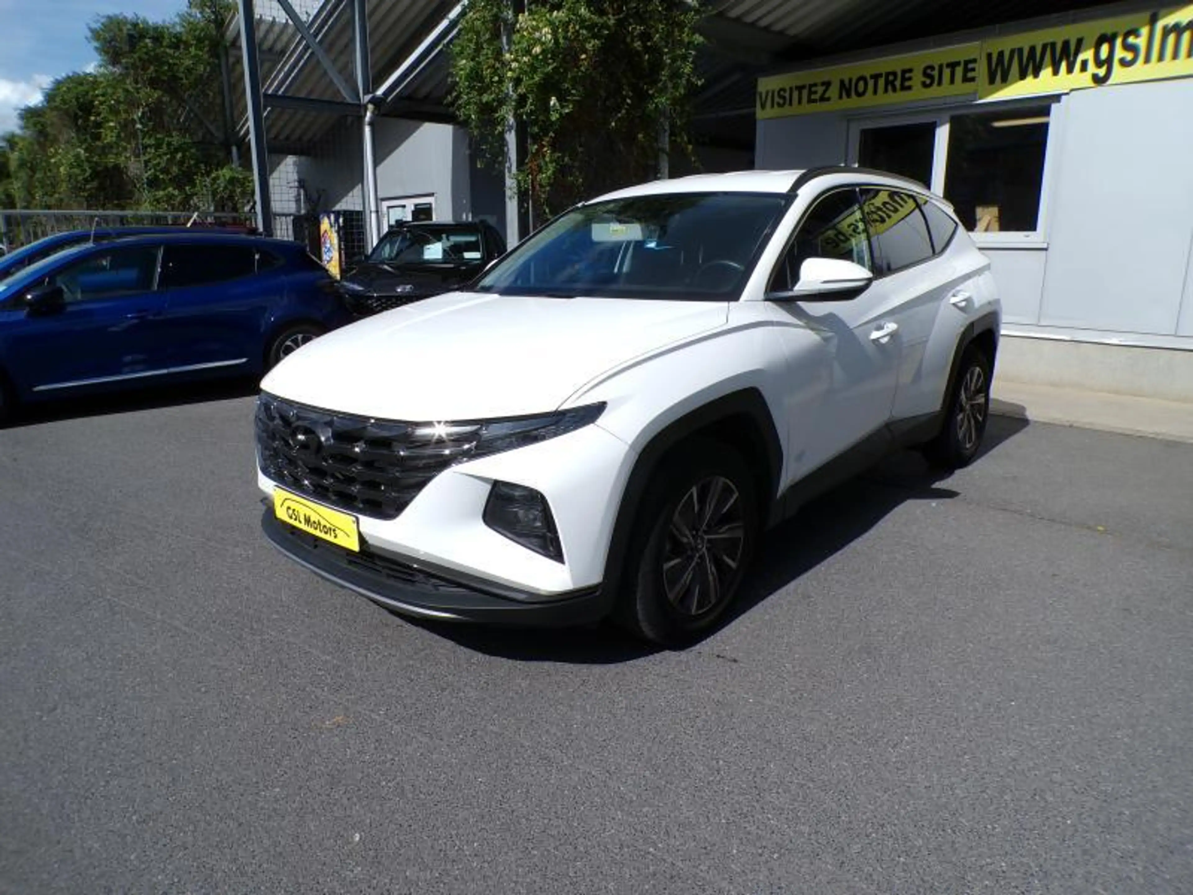 Hyundai TUCSON 1.6 150cv Blanc 03/23 25111km Airco GPS Camera