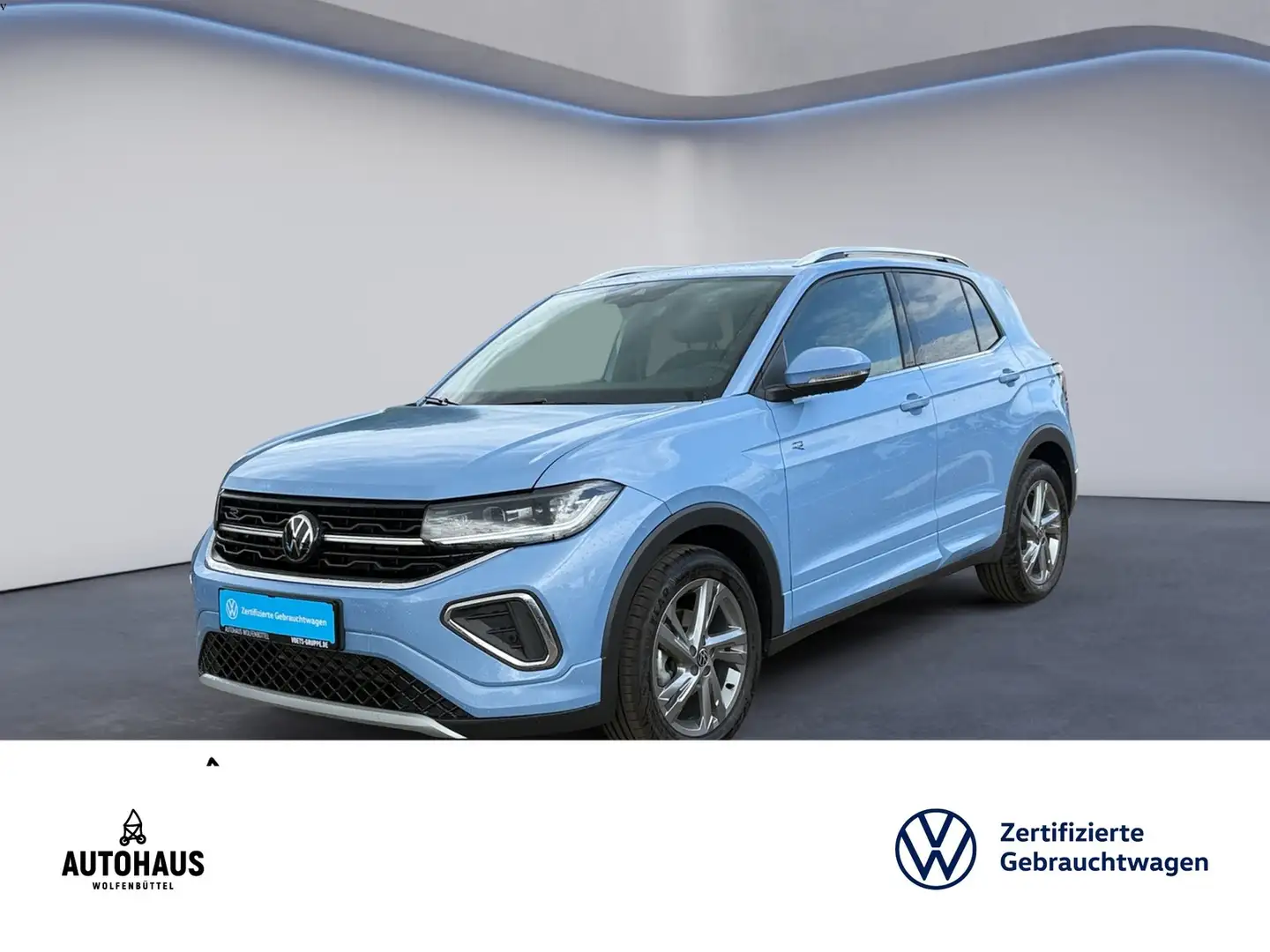 Volkswagen T-Cross R-Line 1.0 TSI Blauw - 1