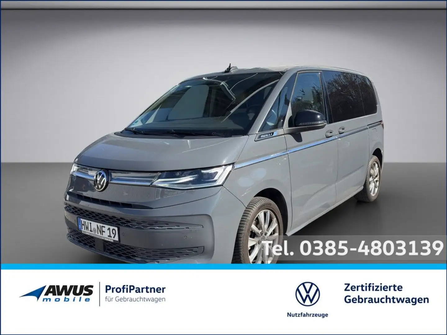 Volkswagen T7 Multivan Style KÜ 2.0TDI 110kW, ACC, Kamera Grau - 1
