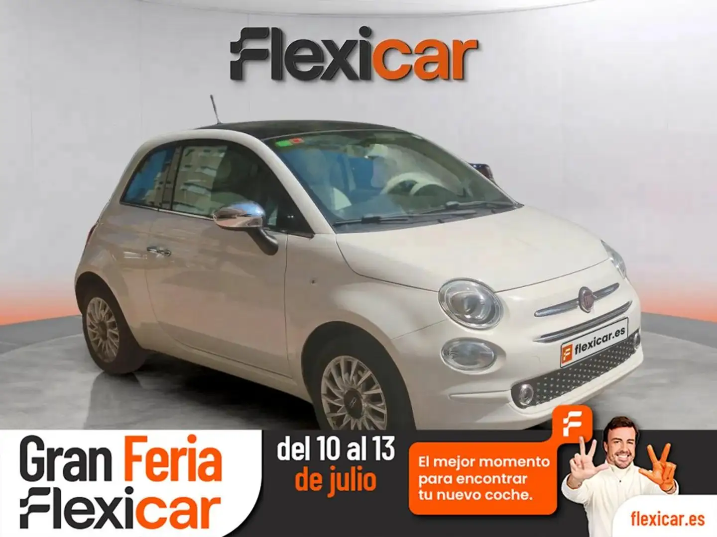 Fiat 500 Lounge 0,9 63KW (85 CV) Blanc - 1