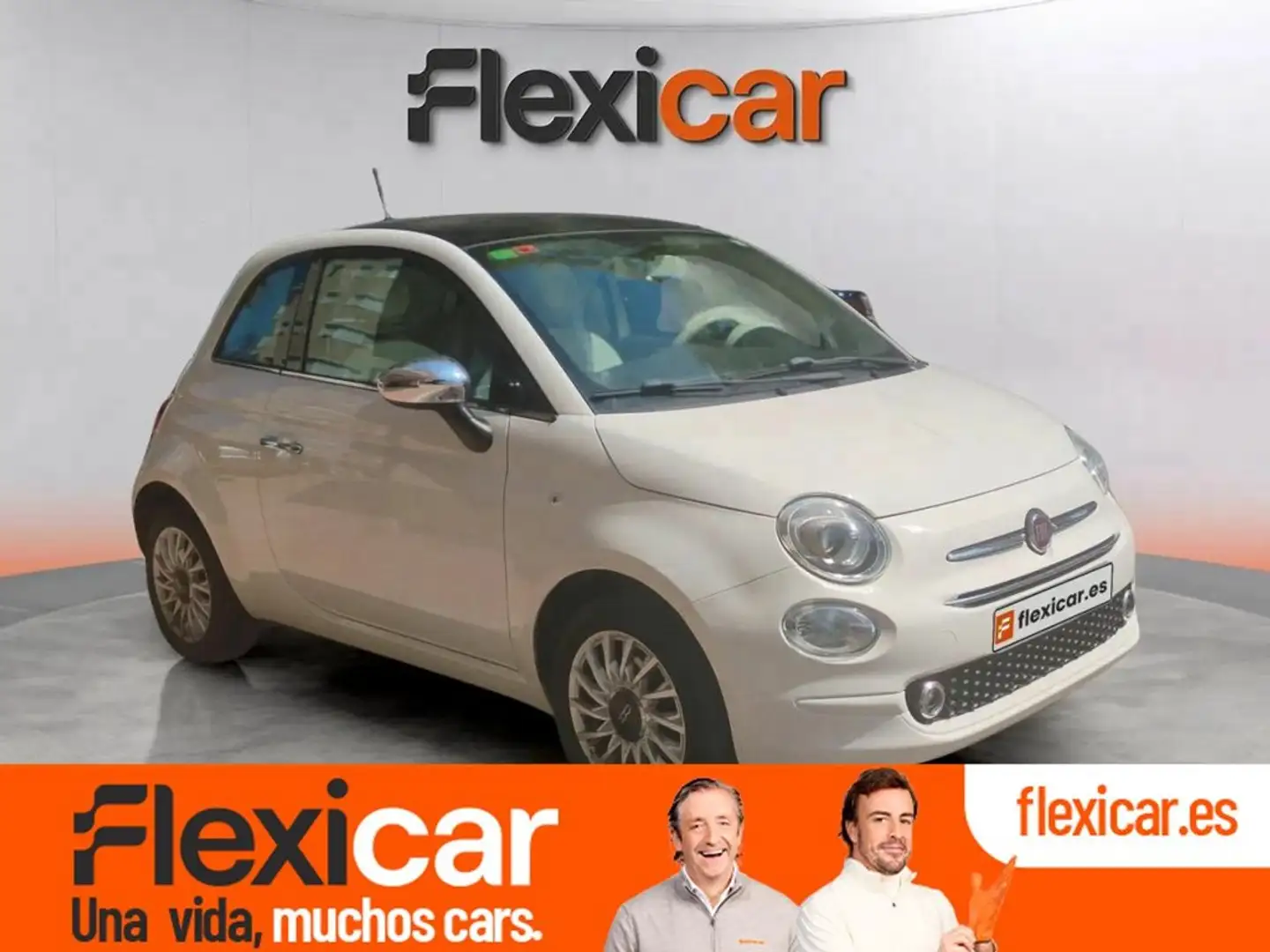Fiat 500 Lounge 0,9 63KW (85 CV) Blanco - 1