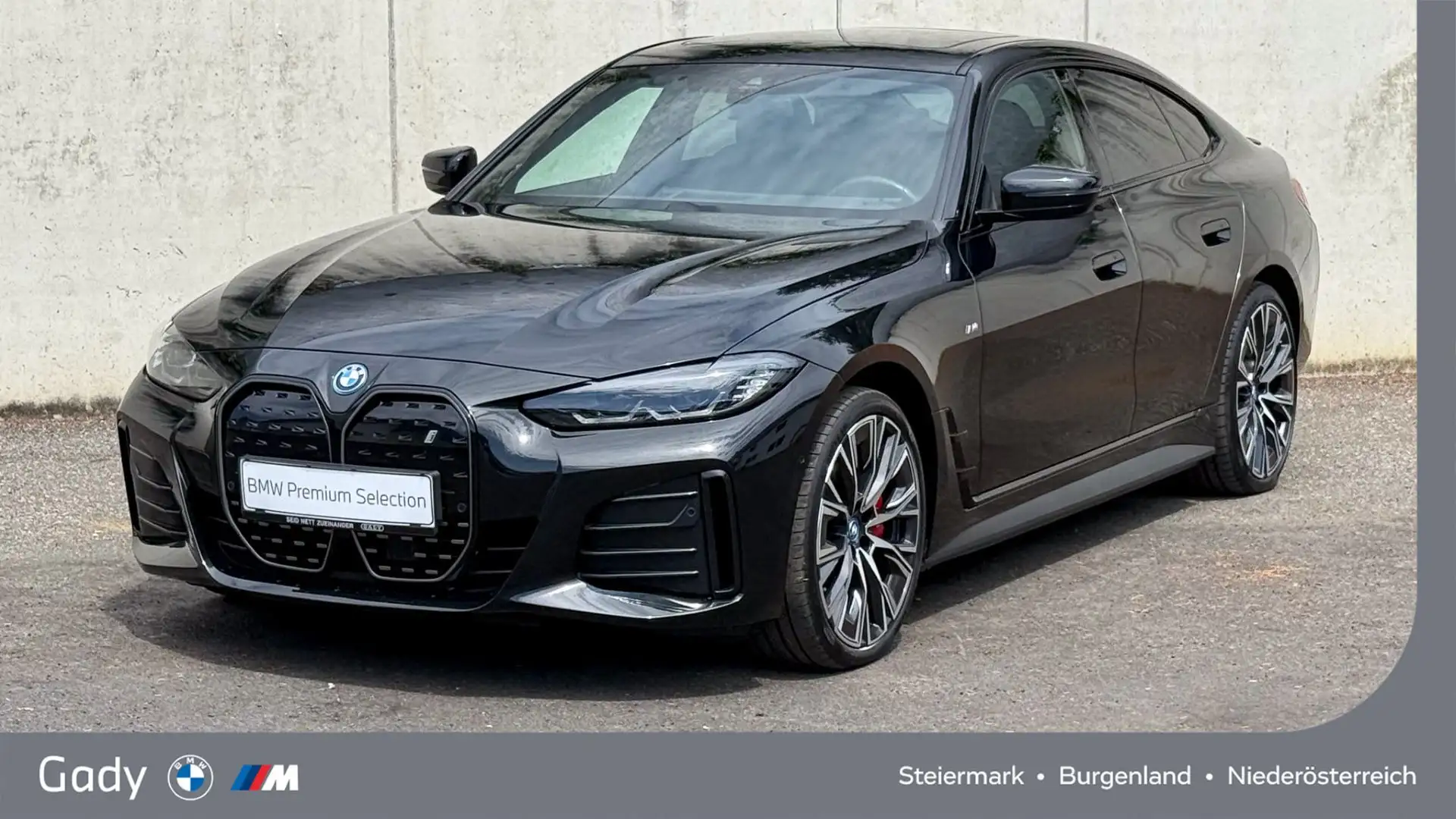 BMW i4 Gran Coupe eDrive40 M-Sportpaket Pro Schwarz - 1