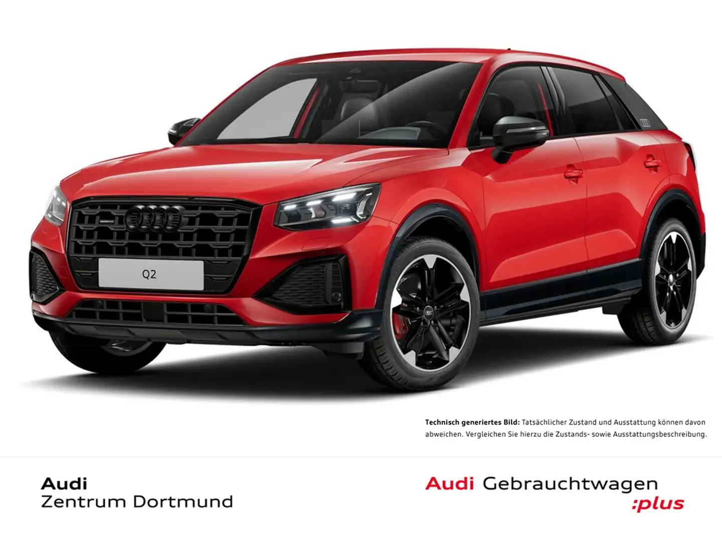 Audi Q2 35 quattro S LINE AHK CAM ACC LM18 E-KLAPPE Rot - 1