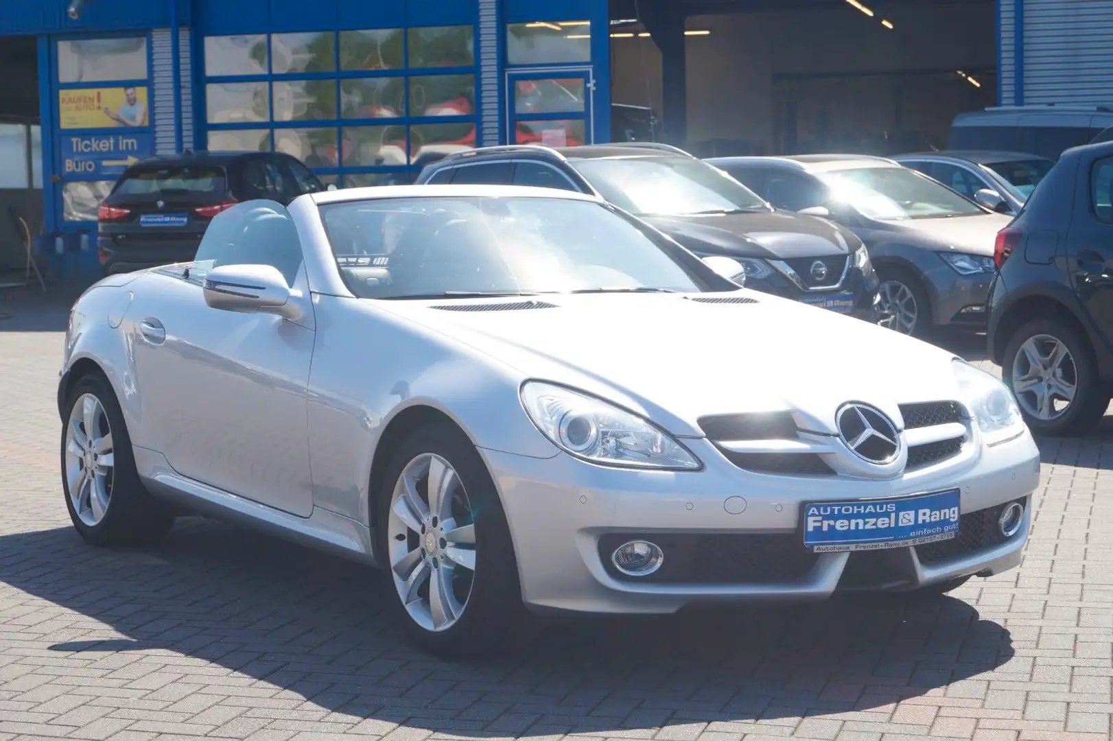 Mercedes-Benz SLK 200 SLK Roadster  *Airscarf*Leder*2. Hand* Argent - 1