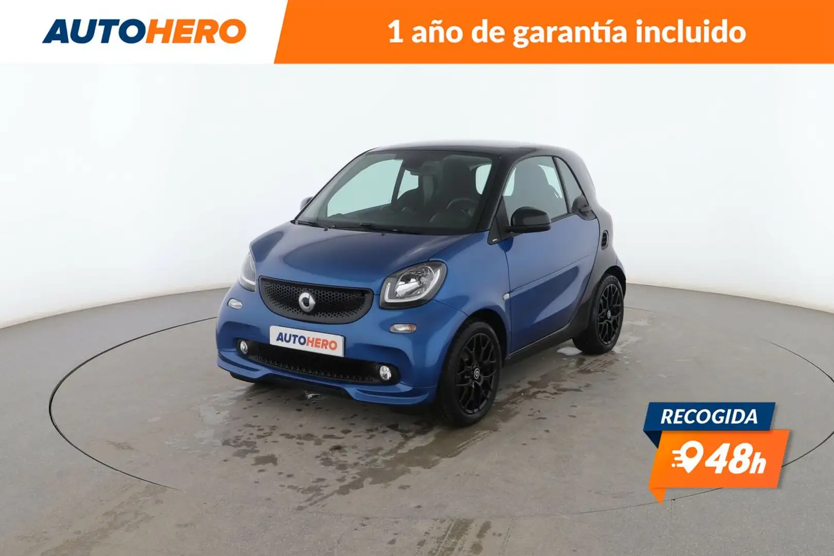 smart forTwo 0.9 Turbo Basis passion Coupe Azul - 1