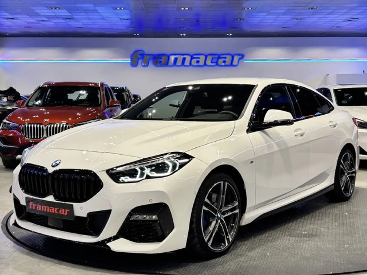 BMW 218 218dA Gran Coupé Blanc - 1