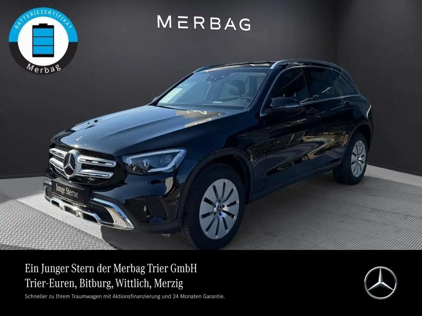 Mercedes-Benz GLC 300 de 4M *Nav Beam Distro AHK eHeck 360°Kam Zwart - 1