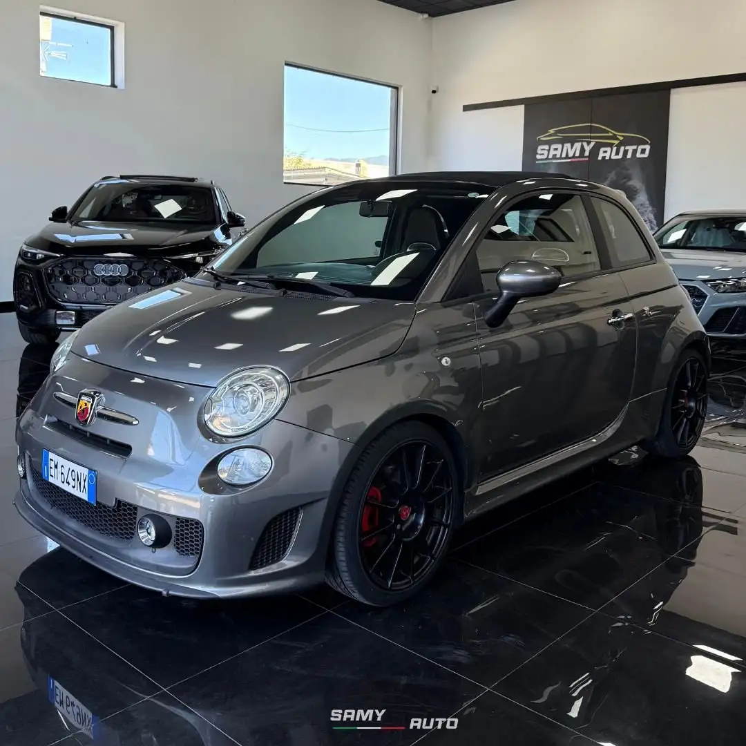 Abarth 500C 1.4 16v t. t-jet bicol. 140cv MTA Grau - 2