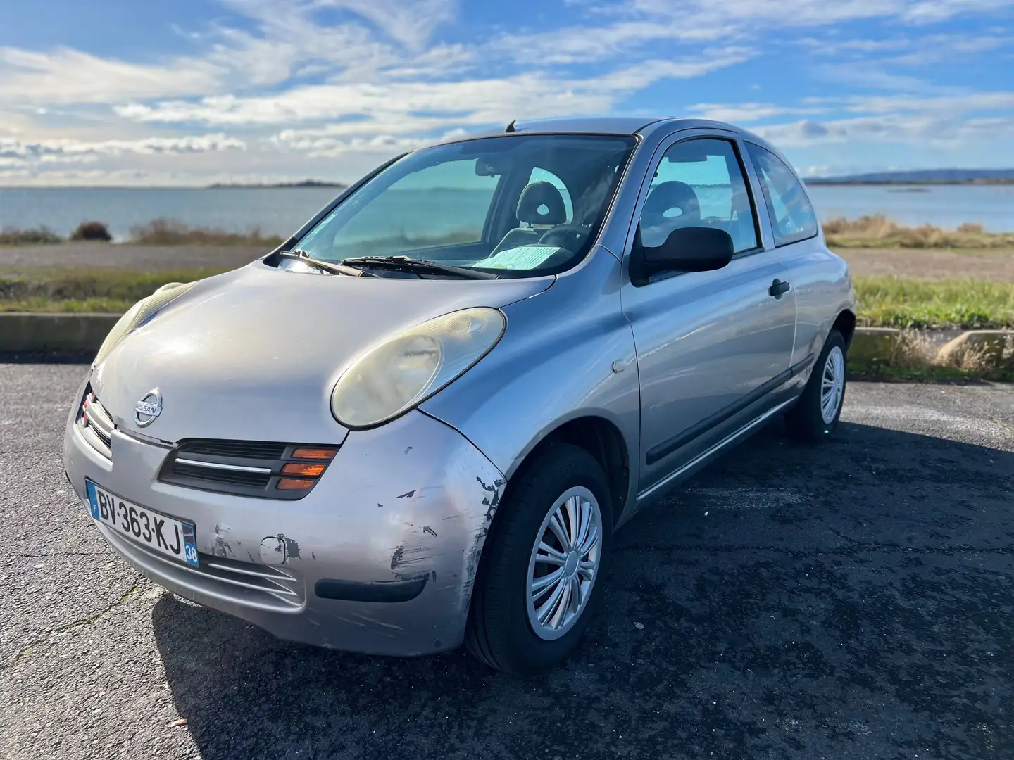 Nissan Micra Micra 1.2i - 65 Visia Gris - 1