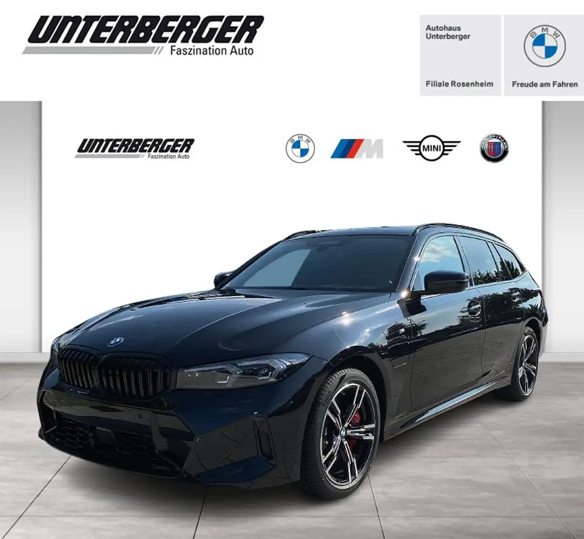 BMW 330 e xDrive Touring PHEV M Sport Pro Head-Up HiFi DAB Negru - 1
