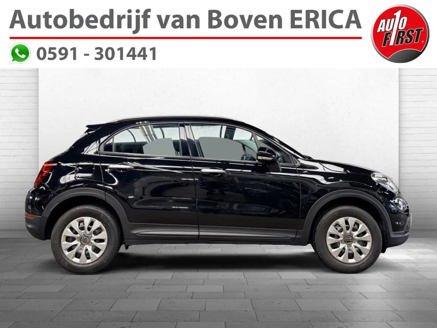 Fiat 500X Cross 1.3 FF T 150pk Connect Automaat Cruise Clima Noir - 1