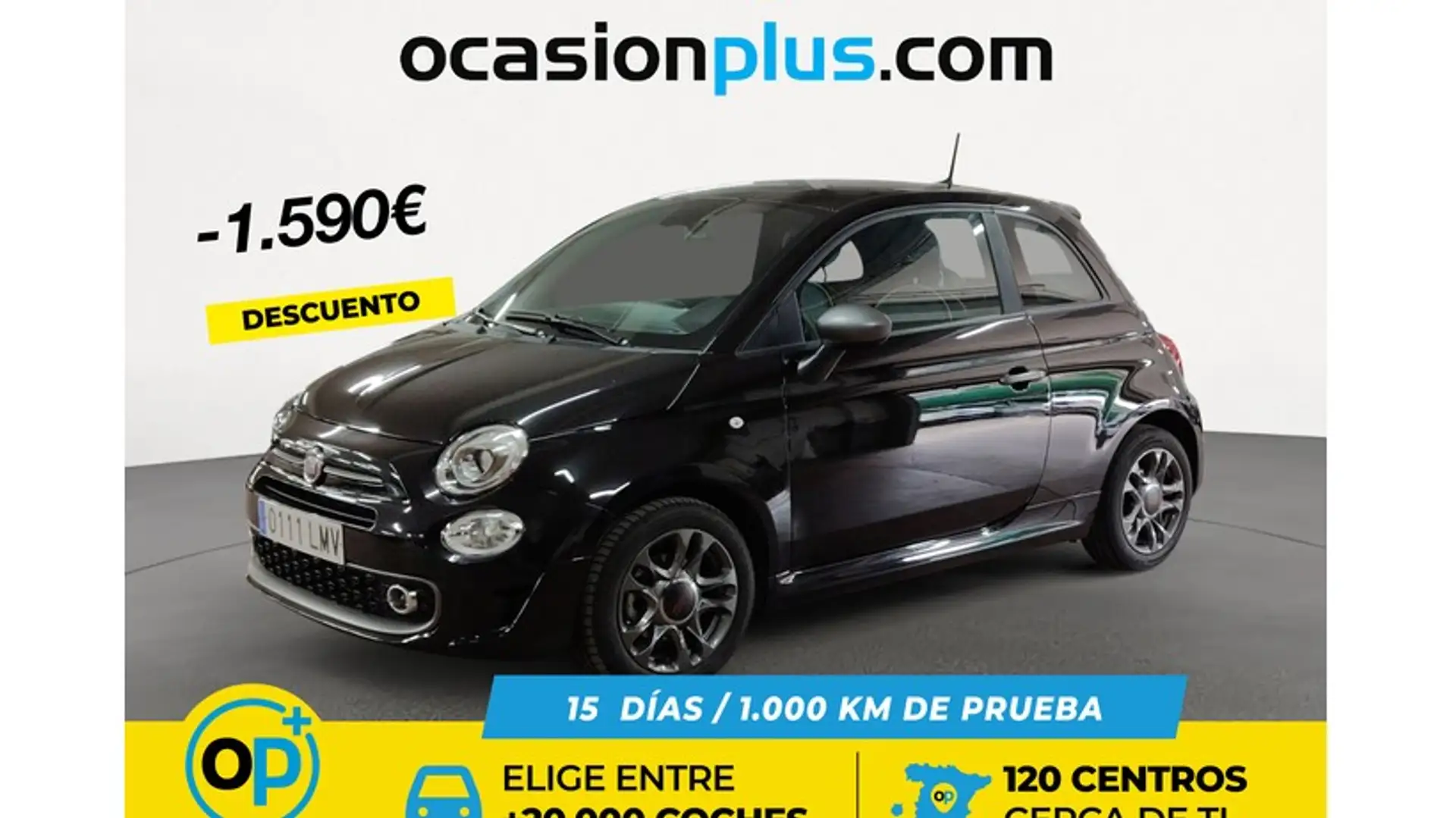Fiat 500 1.0 GSE S Schwarz - 1