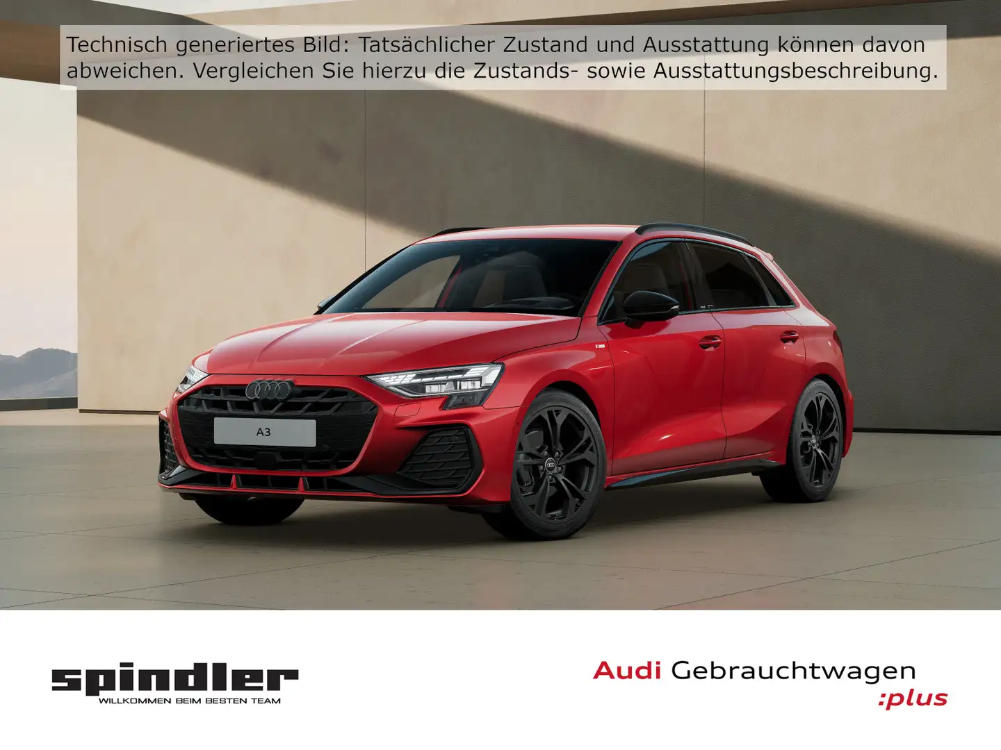 Audi A3 S-Line 35TFSI S-tronic / Sonos, AHK Rot - 1