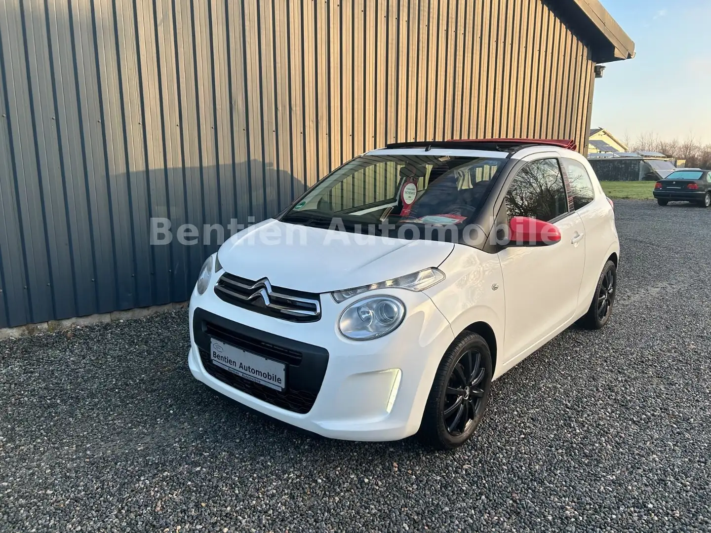 Citroen C1 Airscape Feel Edition,Klima,USB,BT,el.Dach Weiß - 2