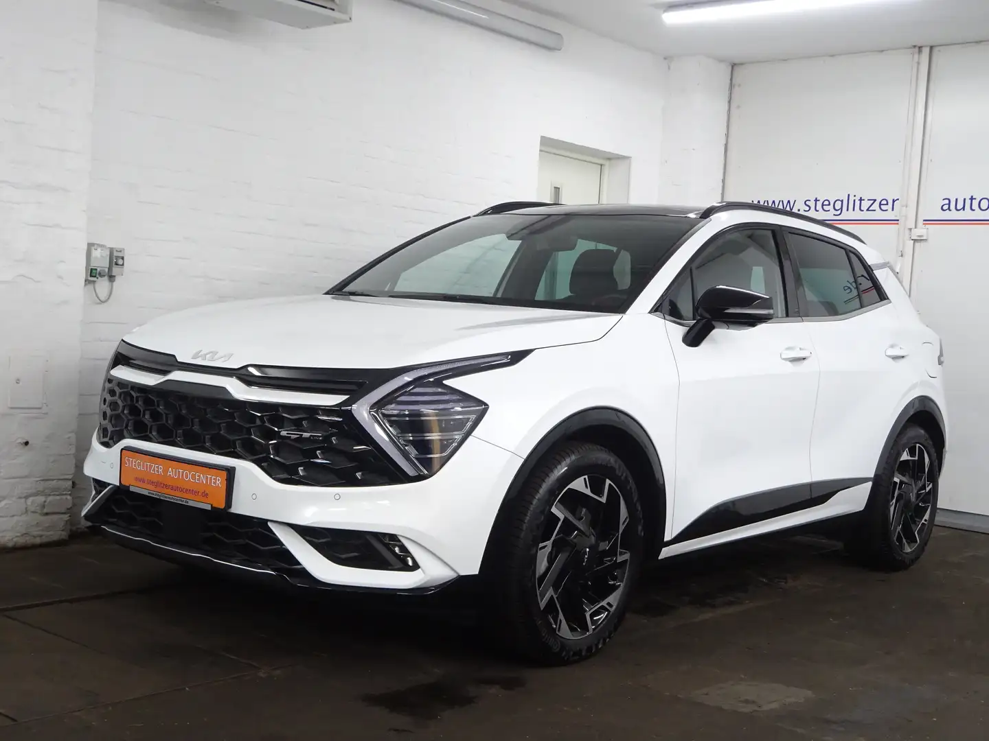 Kia Sportage 1.6 T-GDI GT-Line 4WD DCT ACC/Pano/360°/LED/H&K Blanco - 1