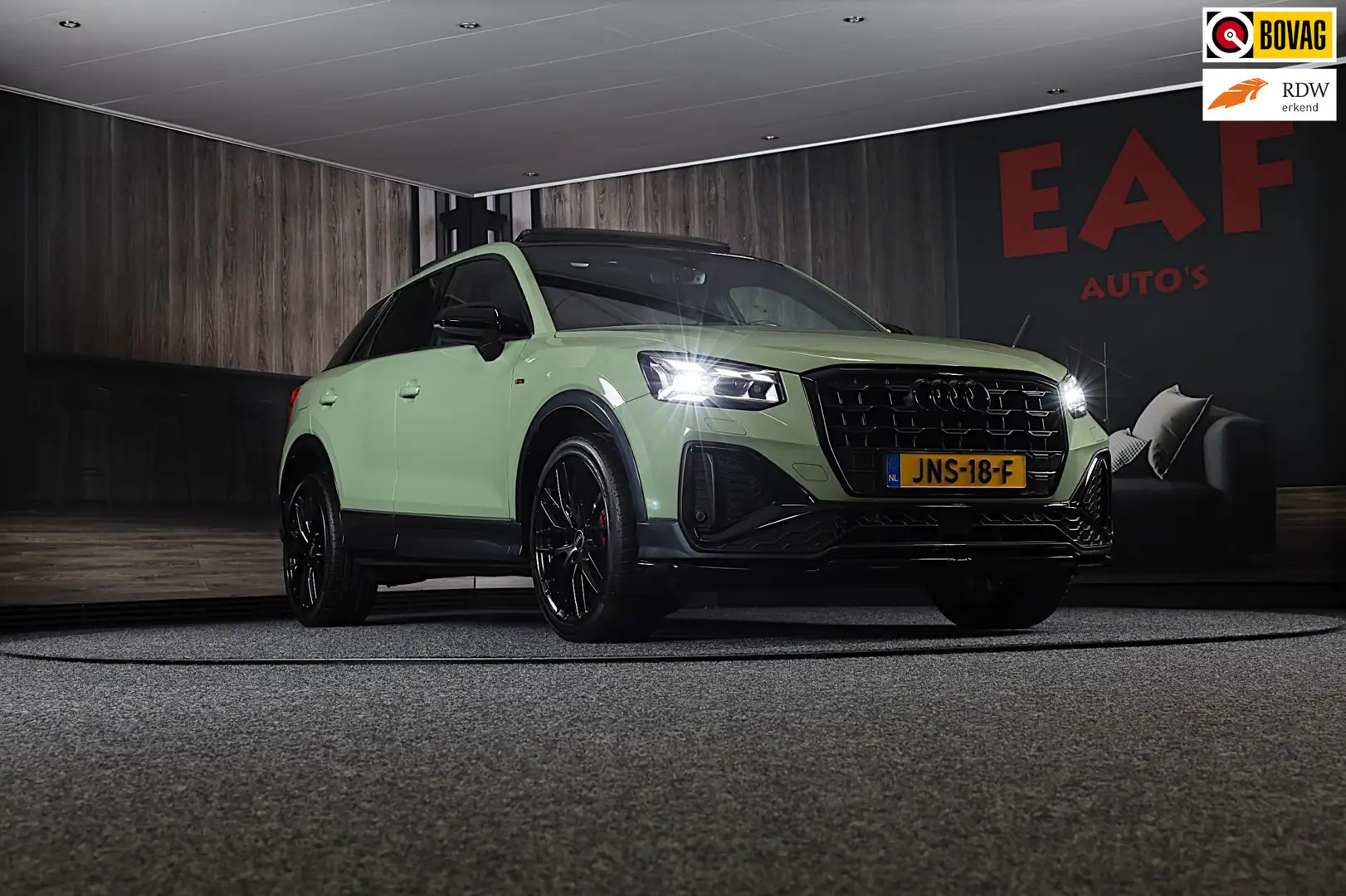 Audi Q2 35 TFSI Edition ONE / AUT / ACC / Open Panoramadak Groen - 1