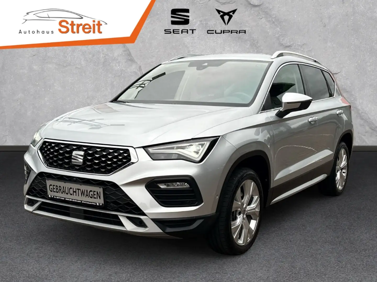 SEAT Ateca XPERIENCE 2.0 TDI 110 KW (150 PS) 7-GANG DSG AHK-k Argent - 1