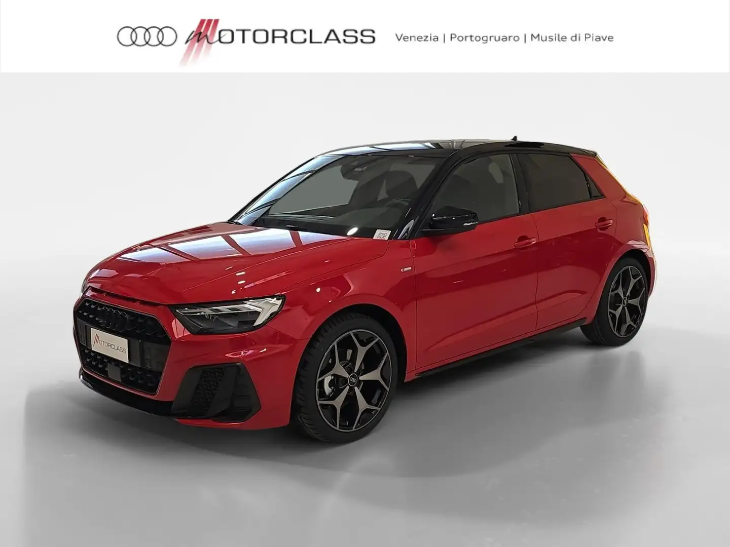 Audi A1 sportback 30 1.0 tfsi 116cv identity black s troni Rosso - 1
