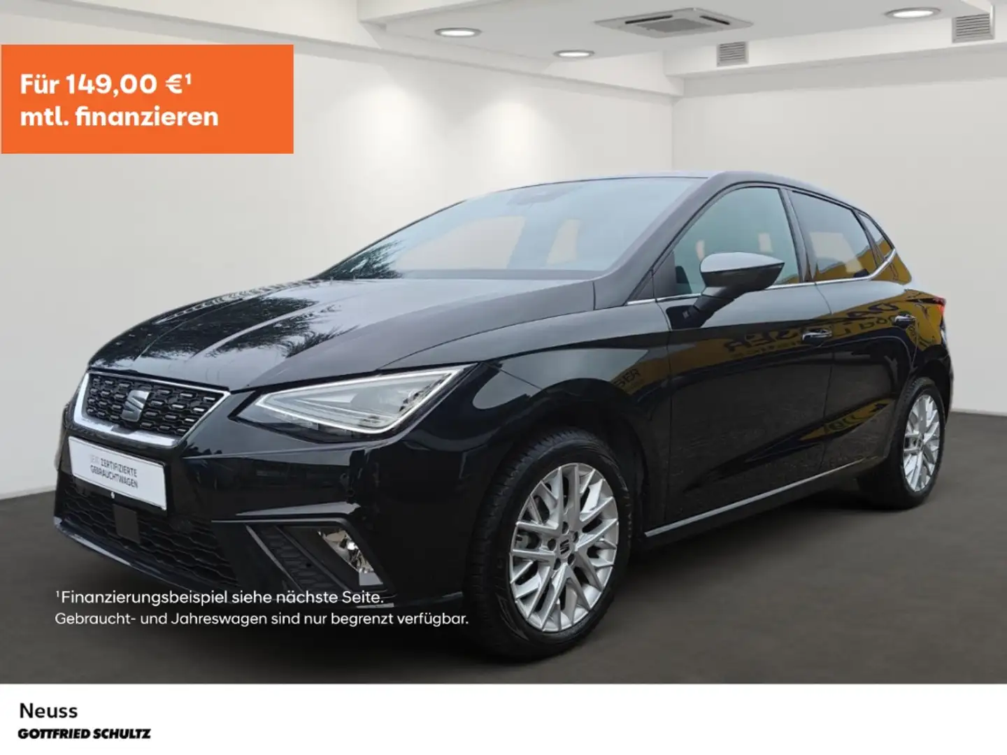 SEAT Ibiza XCELLENCE DSG SITZHEIZUNG EINPARKHILFE NAVI LED Schwarz - 1