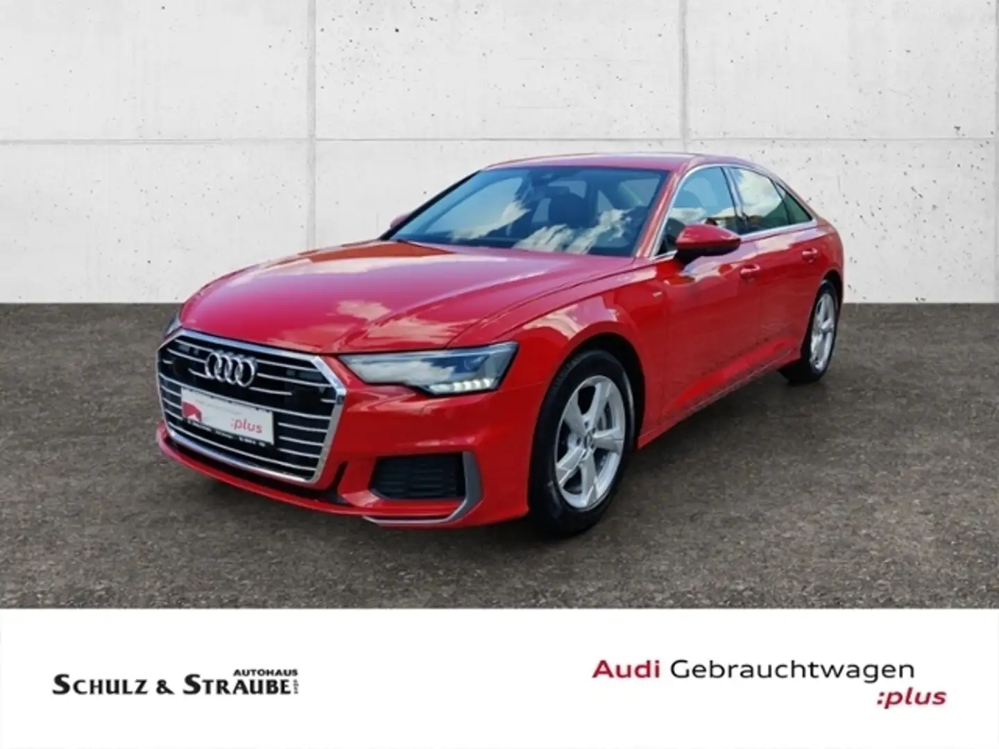 Audi A6 45 TFSI sport S line AHK Rojo - 1