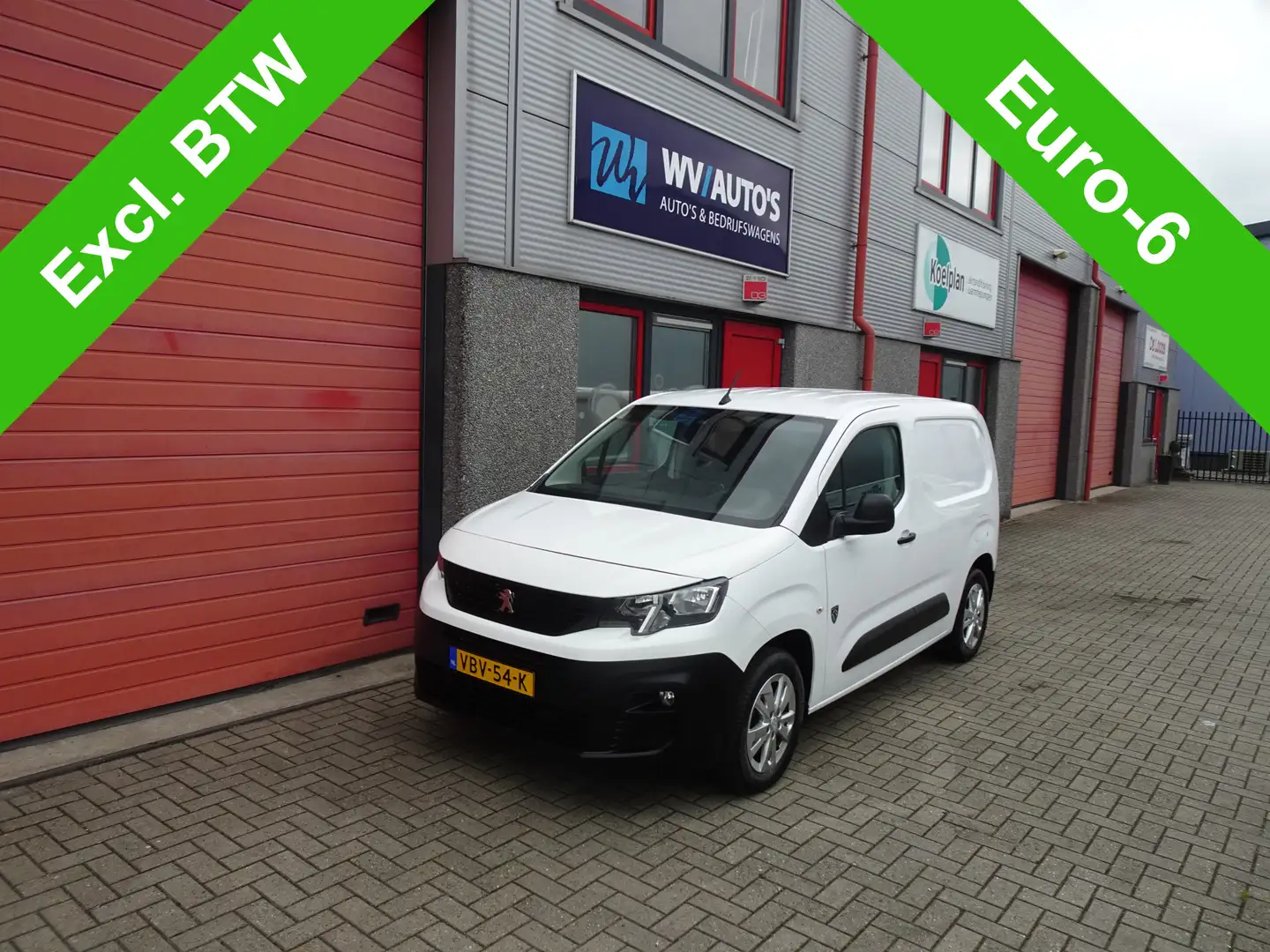 Peugeot Partner 1.6 BlueHDI Asphalt navi camera lmv airco Wit - 1
