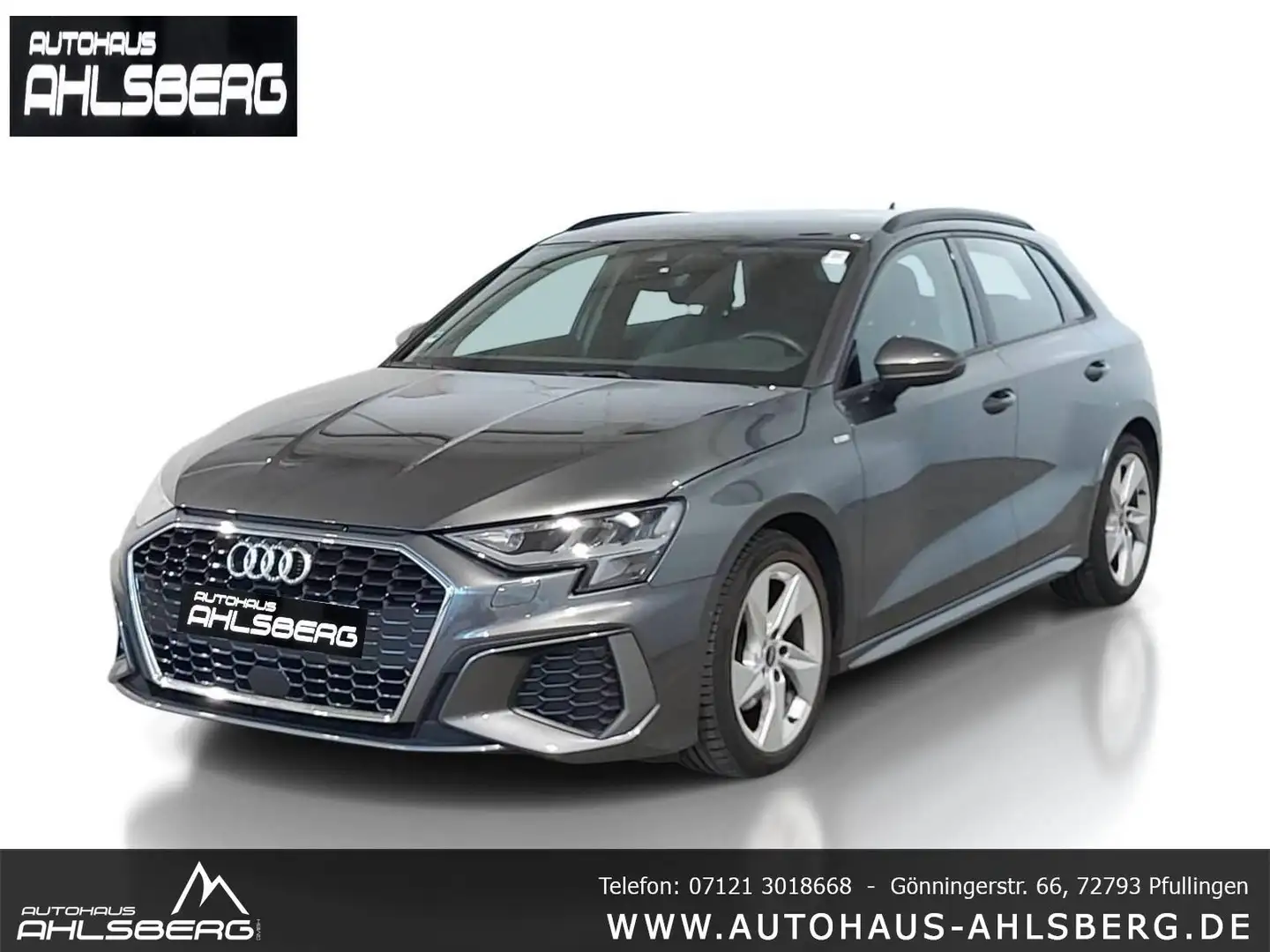 Audi A3 TDI SB/S-LINE/ VIRTUEL/TEMPO/LED/RFK/KEYLESS/NAVI Grau - 1