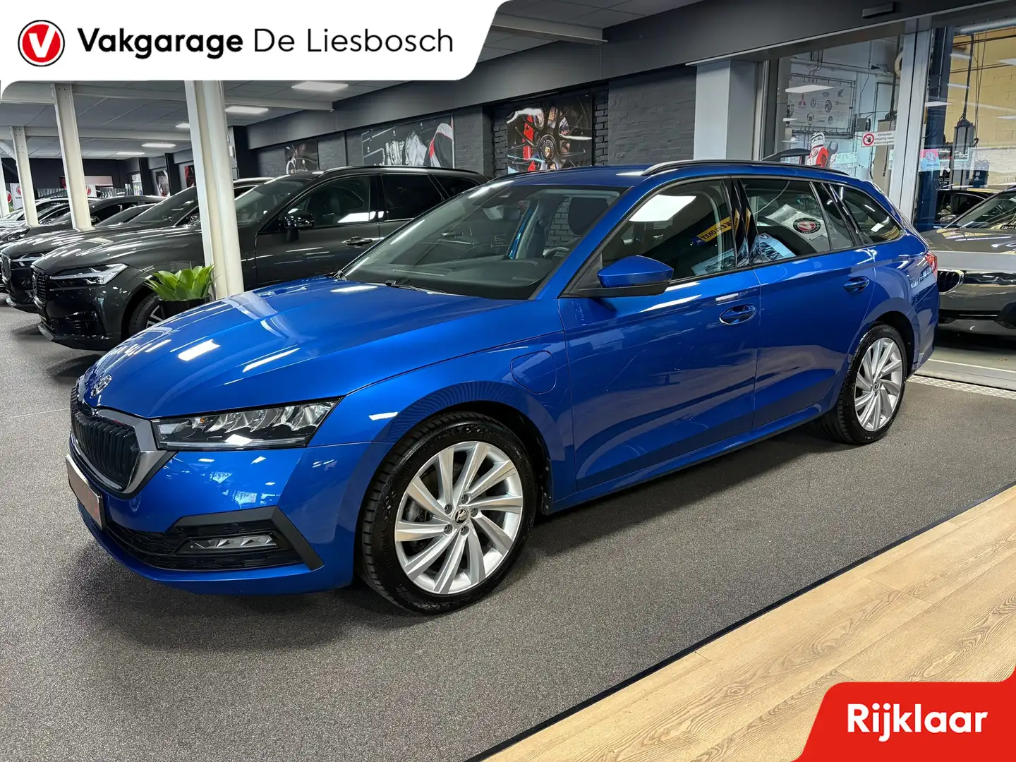 Skoda Octavia Combi 1.4 TSI iV PHEV Business Edition / led /stuu Blauw - 2