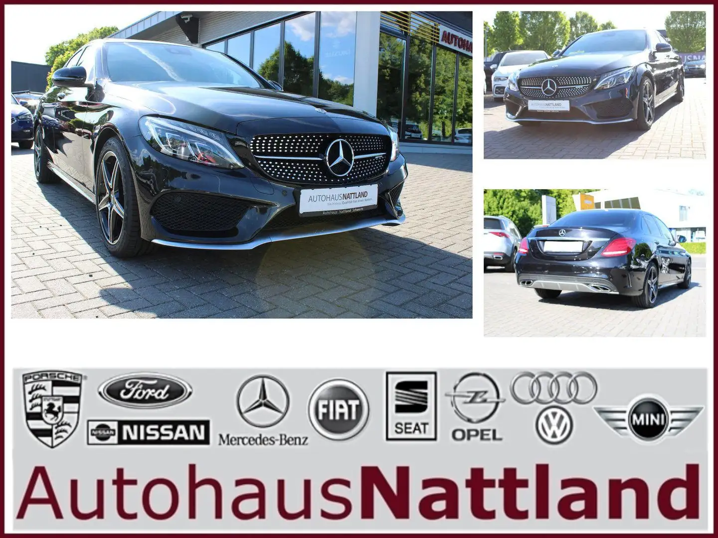 Mercedes-Benz C 43 AMG 4Matic 9G RFK Leder LED SD Schwarz - 1