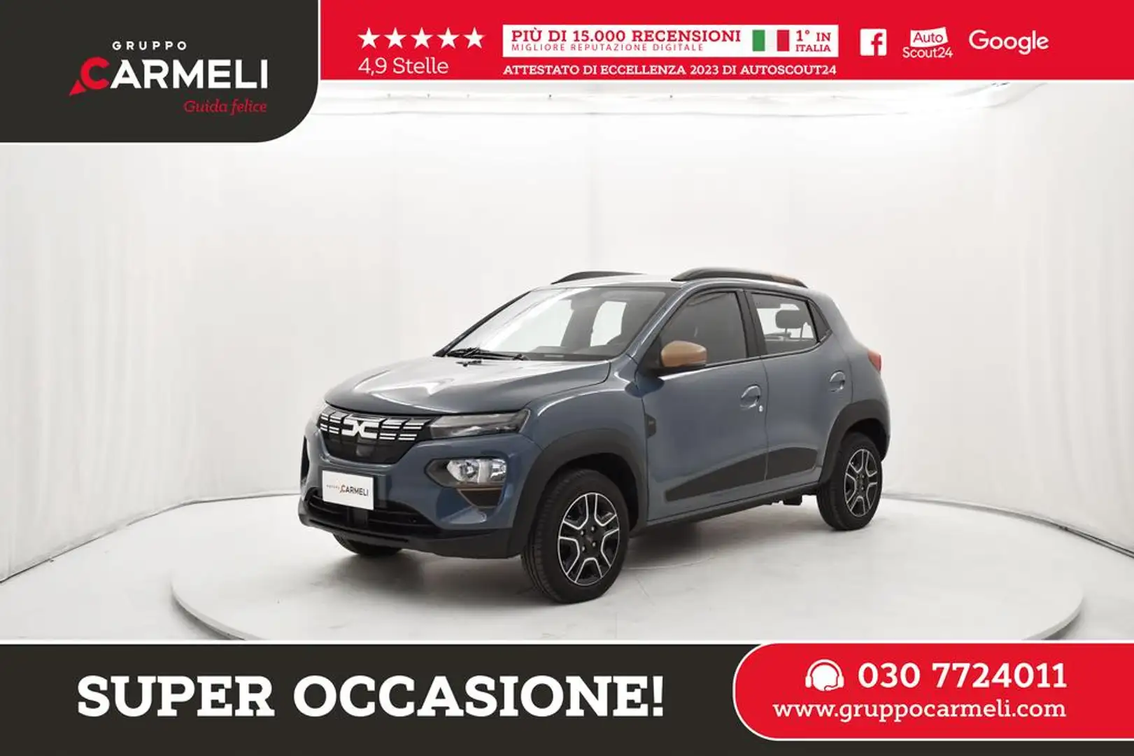 Dacia Spring Extreme Electric 65 - PRONTA CONSEGNA Bleu - 1