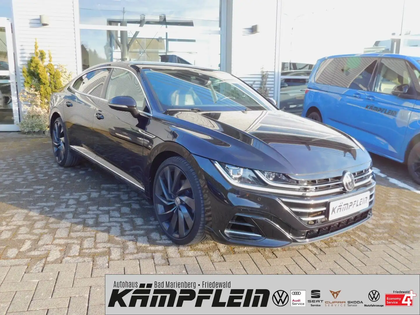 Volkswagen Arteon R-Line 4M 2.0TDI DSG DCC LEDER NAV LED Schwarz - 2