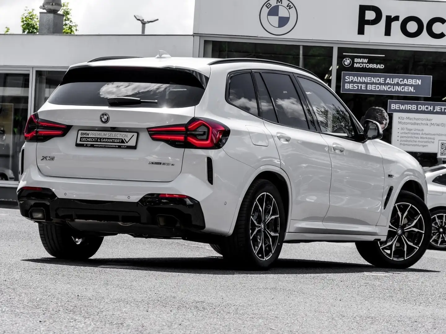 BMW X3 xDrive30e M SPORT+AHK+PANO+DA+PA+HiFi Blanc - 2