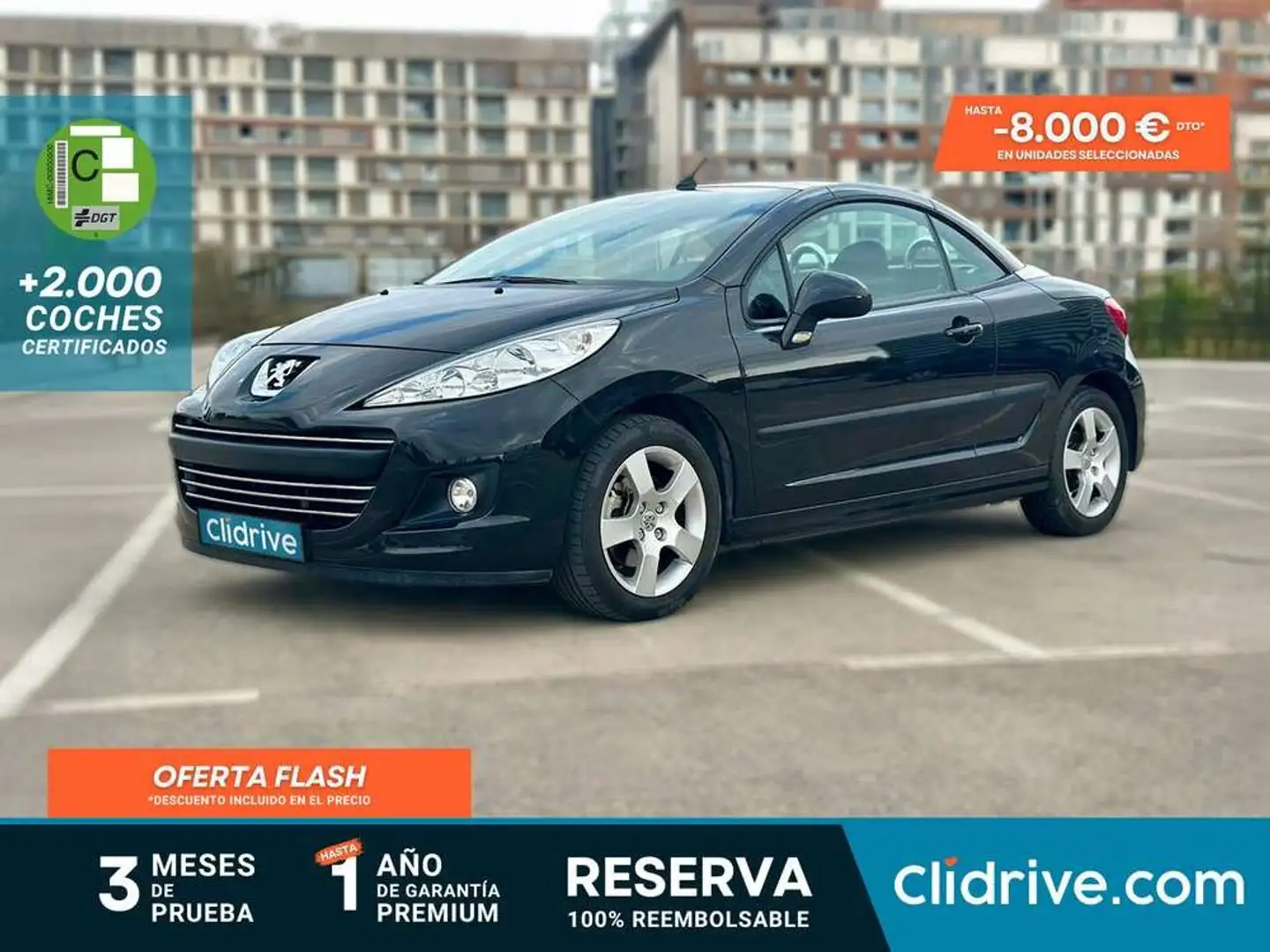 Peugeot 207 CC 1.6 VTi Negro - 1