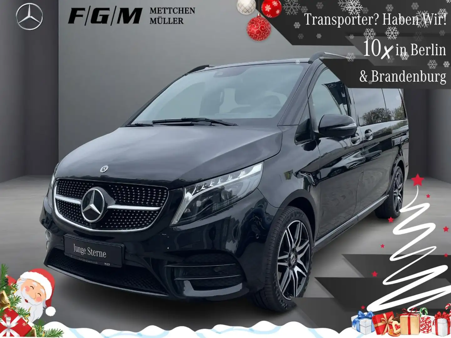 Mercedes-Benz V 300 d EDITION lang AMG-Line TWA|AHK|CarPlay Negro - 1