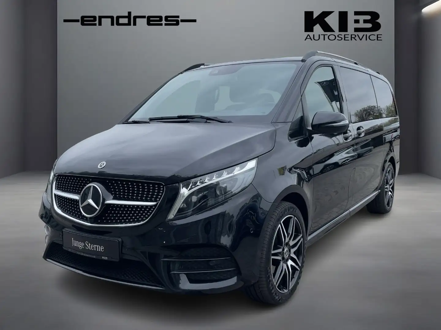 Mercedes-Benz V 300 d EDITION lang AMG-Line +AHK+TWA+ACC+LED Noir - 1