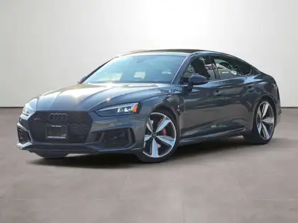 Gray 2019 Audi RS 5 Sportback Sedan All-Wheel Drive 8-Speed Automatic