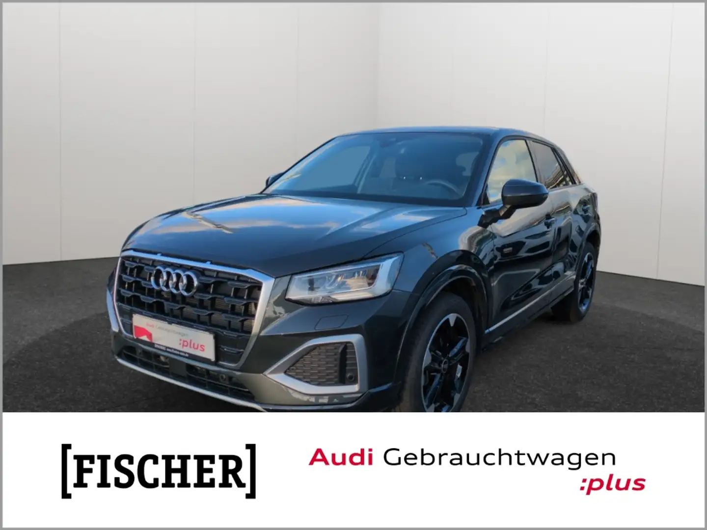 Audi Q2 30TFSI Advanced LED Navi AHK Rear View Grau - 1