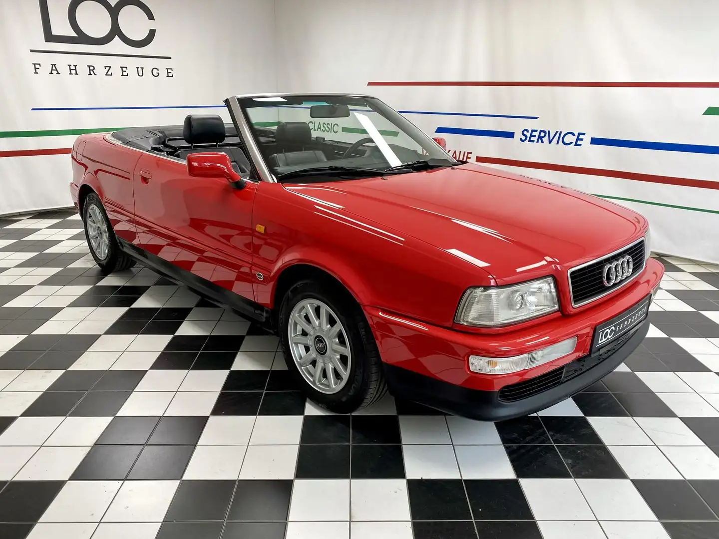 Audi Cabriolet 2.6 Paket Sun Line *Sperrdiff/Klima/Leder* Rot - 1