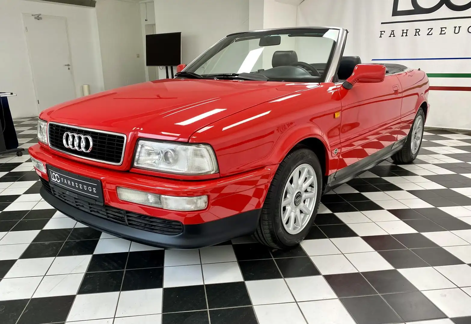 Audi Cabriolet 2.6 Paket Sun Line *Sperrdiff/Klima/Leder* Rot - 2