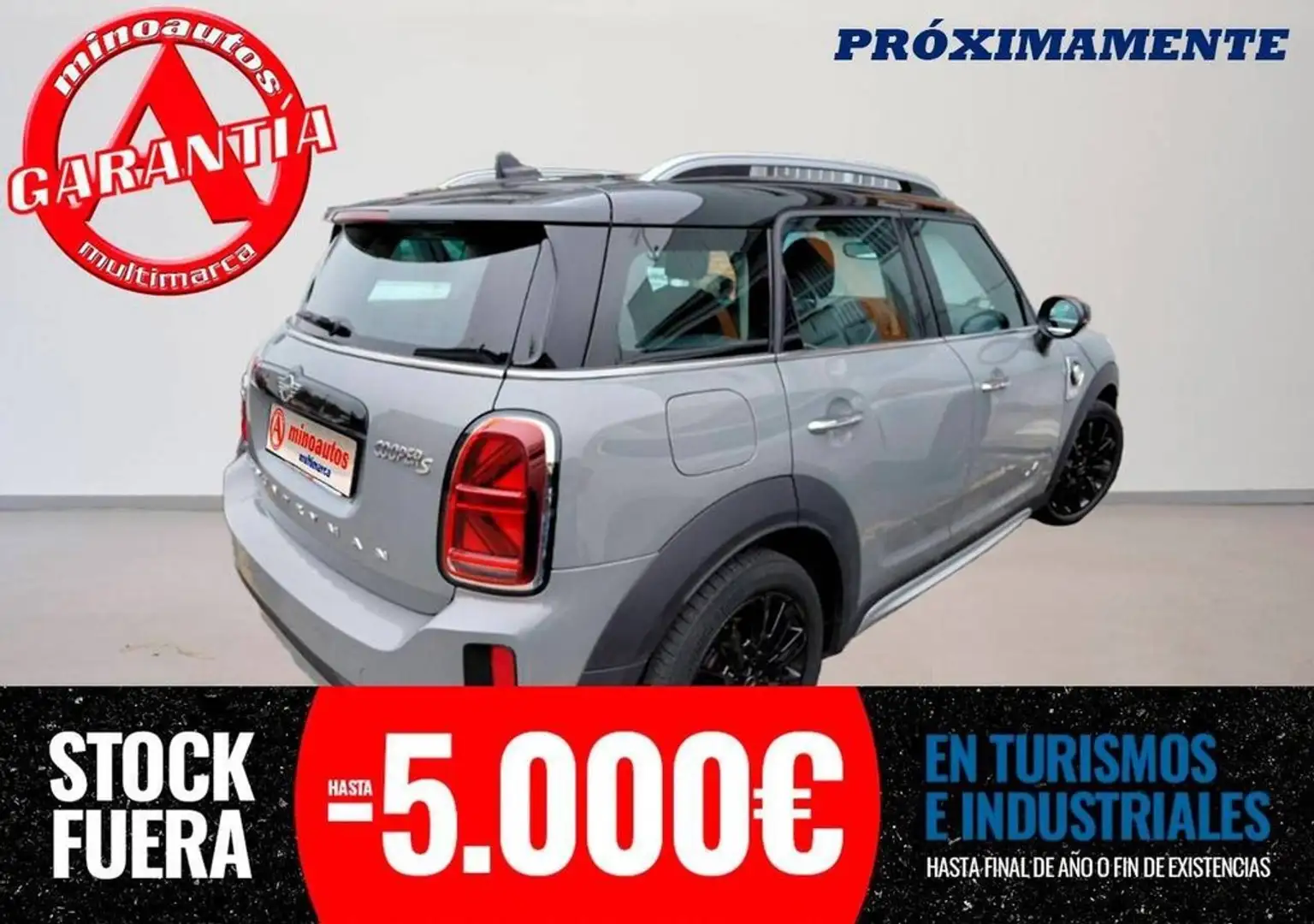 MINI Cooper S E ALL4 220 CV Gris - 2