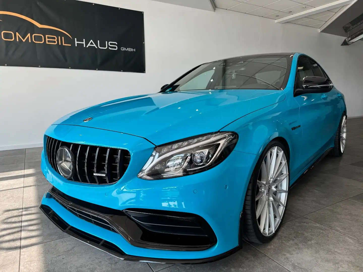 Mercedes-Benz C 63 AMG C63 S AMG*Limo*Pano*Distro*Spur*Night*Comand* Blanc - 1