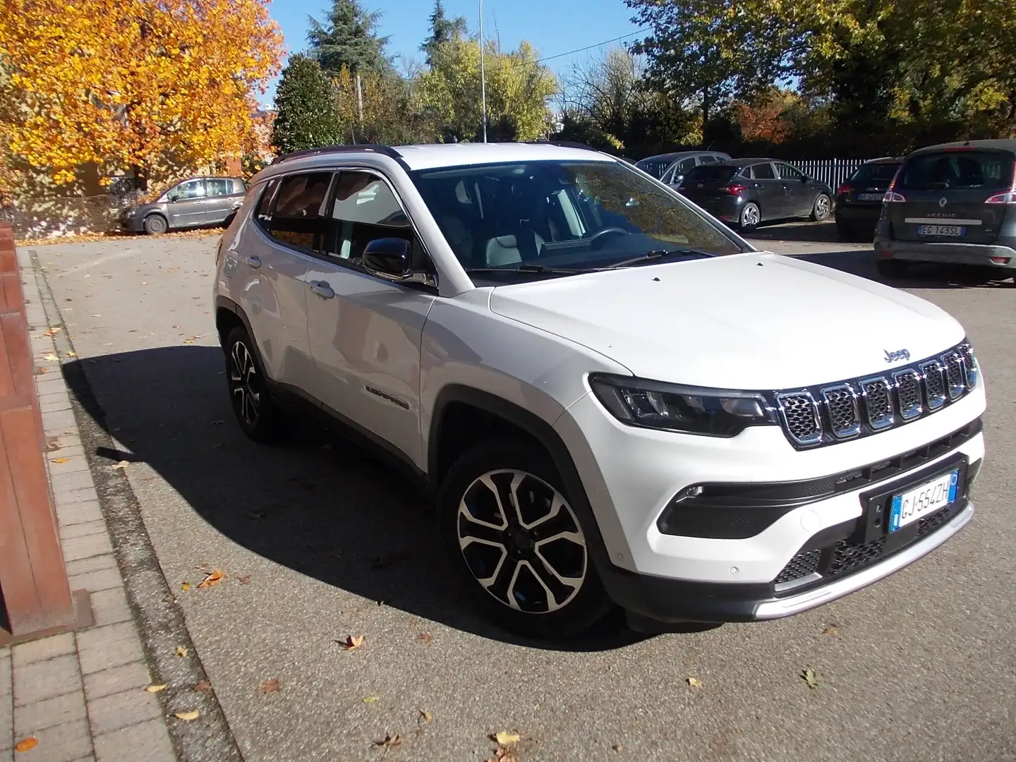 Jeep Compass Compass II 2021 1.3 T Limited 2wd 150cv ddct Bianco - 2