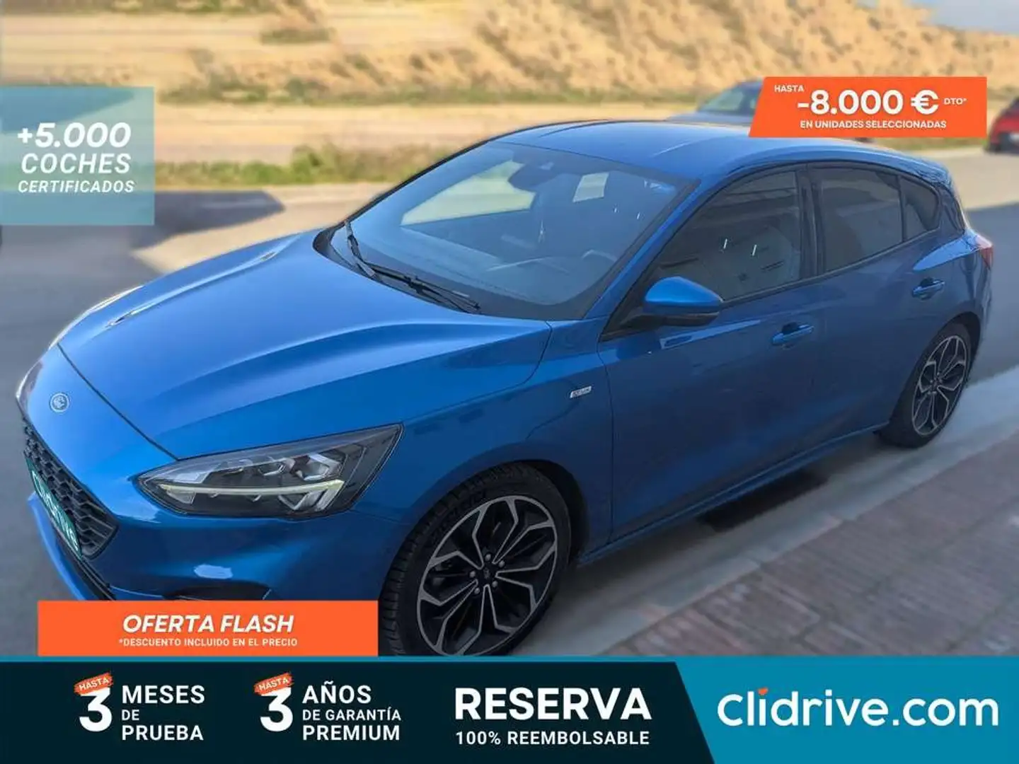 Ford Focus 1.0 Ecoboost ST-Line 125 Azul - 1