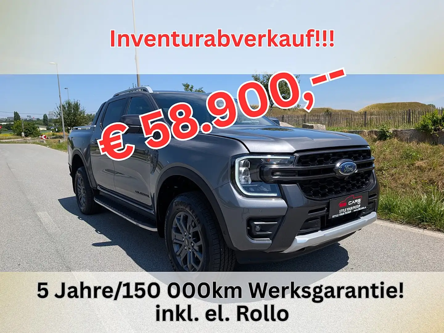 Ford Ranger Ranger DK Wildtrak e-4WD 2.3 EcoBoost Aut. 3,5t... Silber - 1