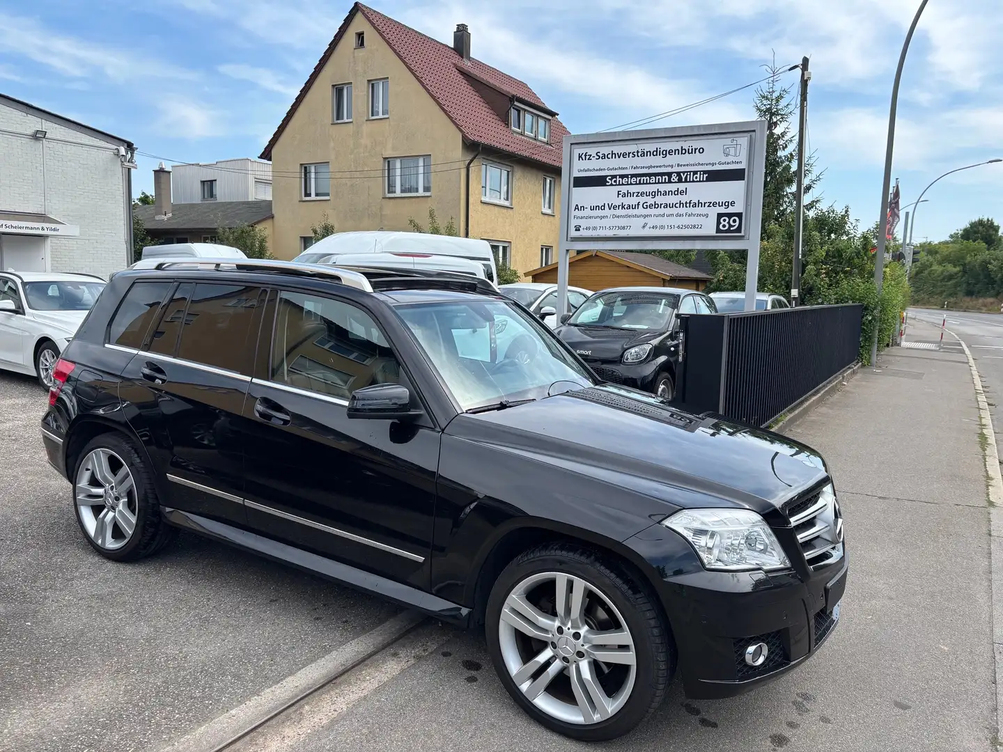 Mercedes-Benz GLK 350 4Matic Leder Pano Xenon PTS Comand Чорний - 1