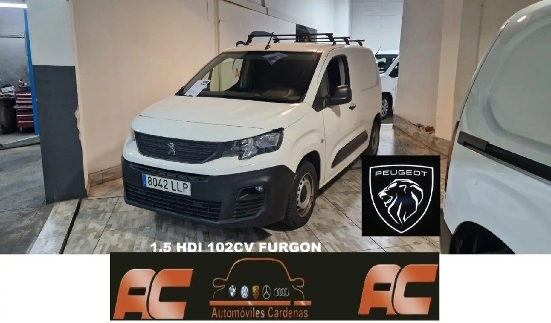 Peugeot Partner 1.5BlueHDI S&S Pro Standard 600kg 100 Weiß - 1