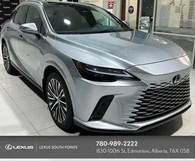 Silver 2024 Lexus RX SUV / Crossover 8-Speed Automatic
