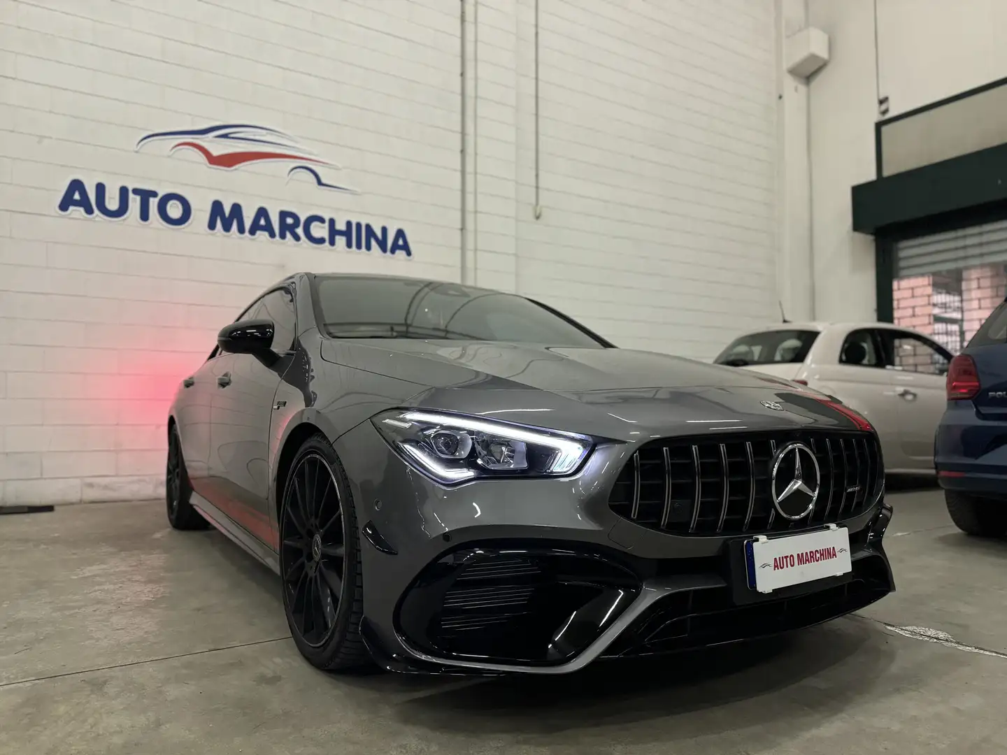 Mercedes-Benz CLA 200 Coupe 200 d FULL OPTIONAL TETTO PANO Grigio - 1
