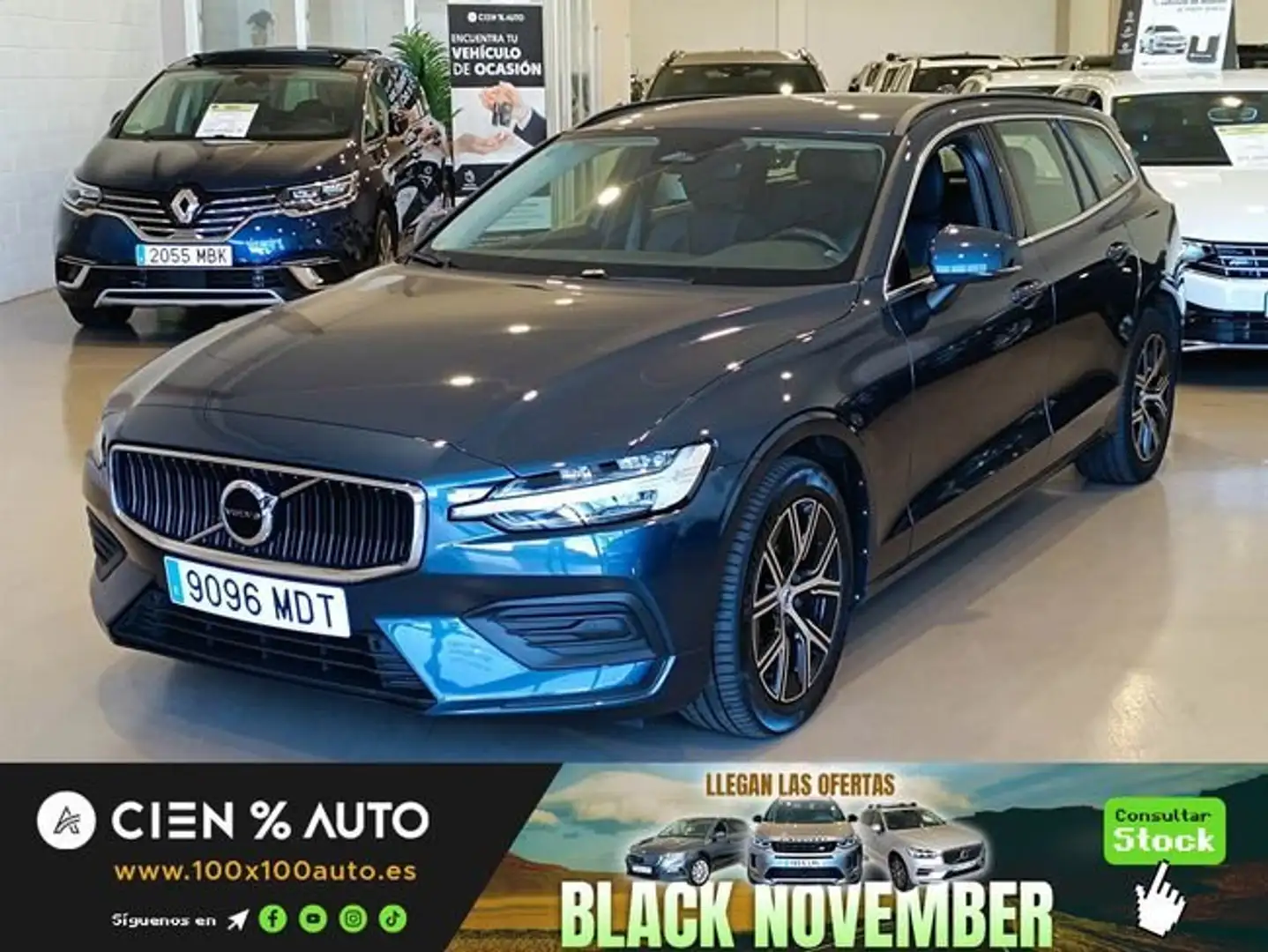 Volvo V60 2.0 B4 (D) Core Auto Bleu - 1